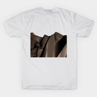 Folds of brown fabric T-Shirt